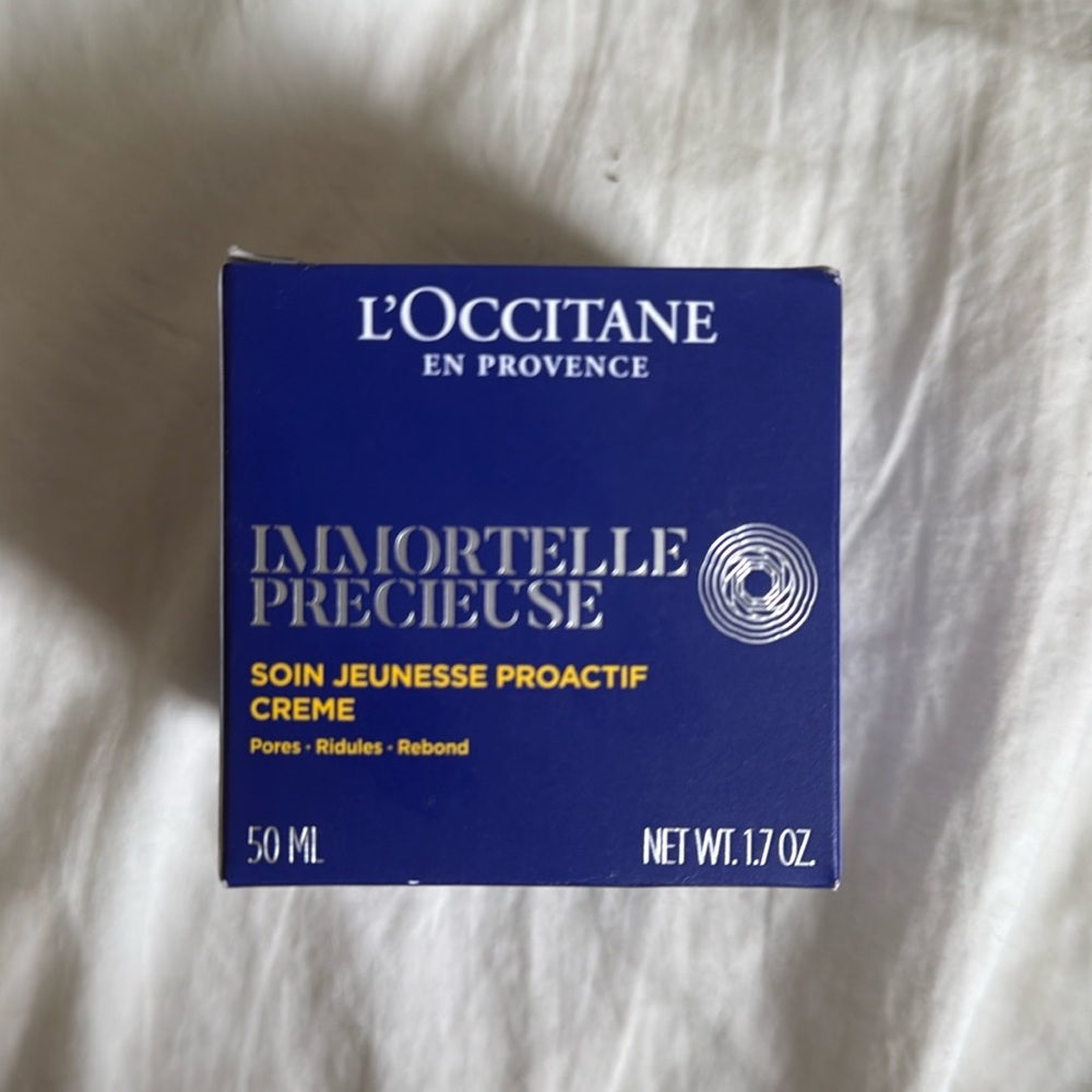 Unopened L’Occitane imortelle precieuse cream!